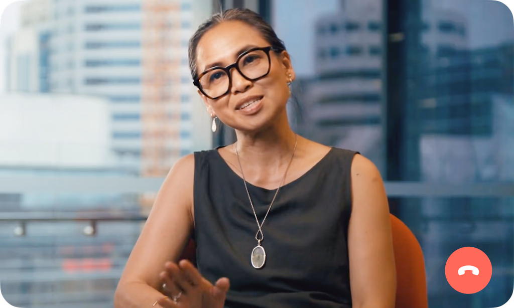 Dr Hilda Malibin on a video assessment call